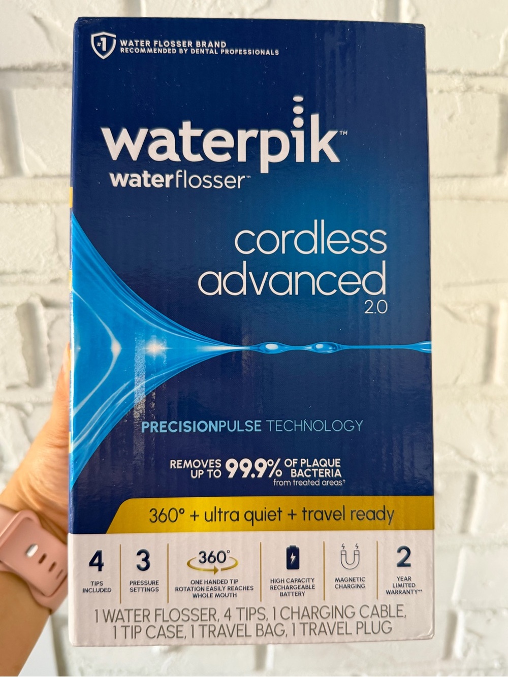 Waterpik Cordless Advanced 2.0 Water Flosser – Blue